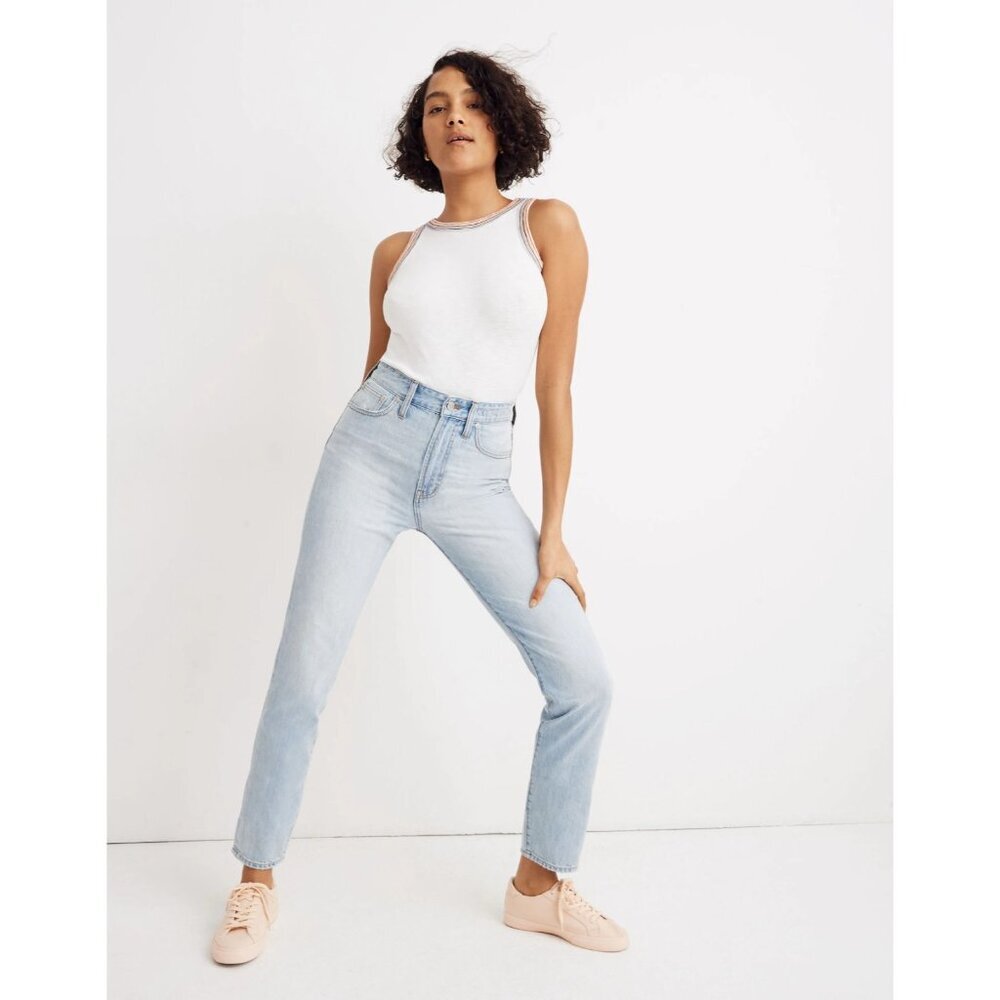 Madewell The Curvy Perfect Vintage Jean Light Fitzgerald Wash Women's Size 25